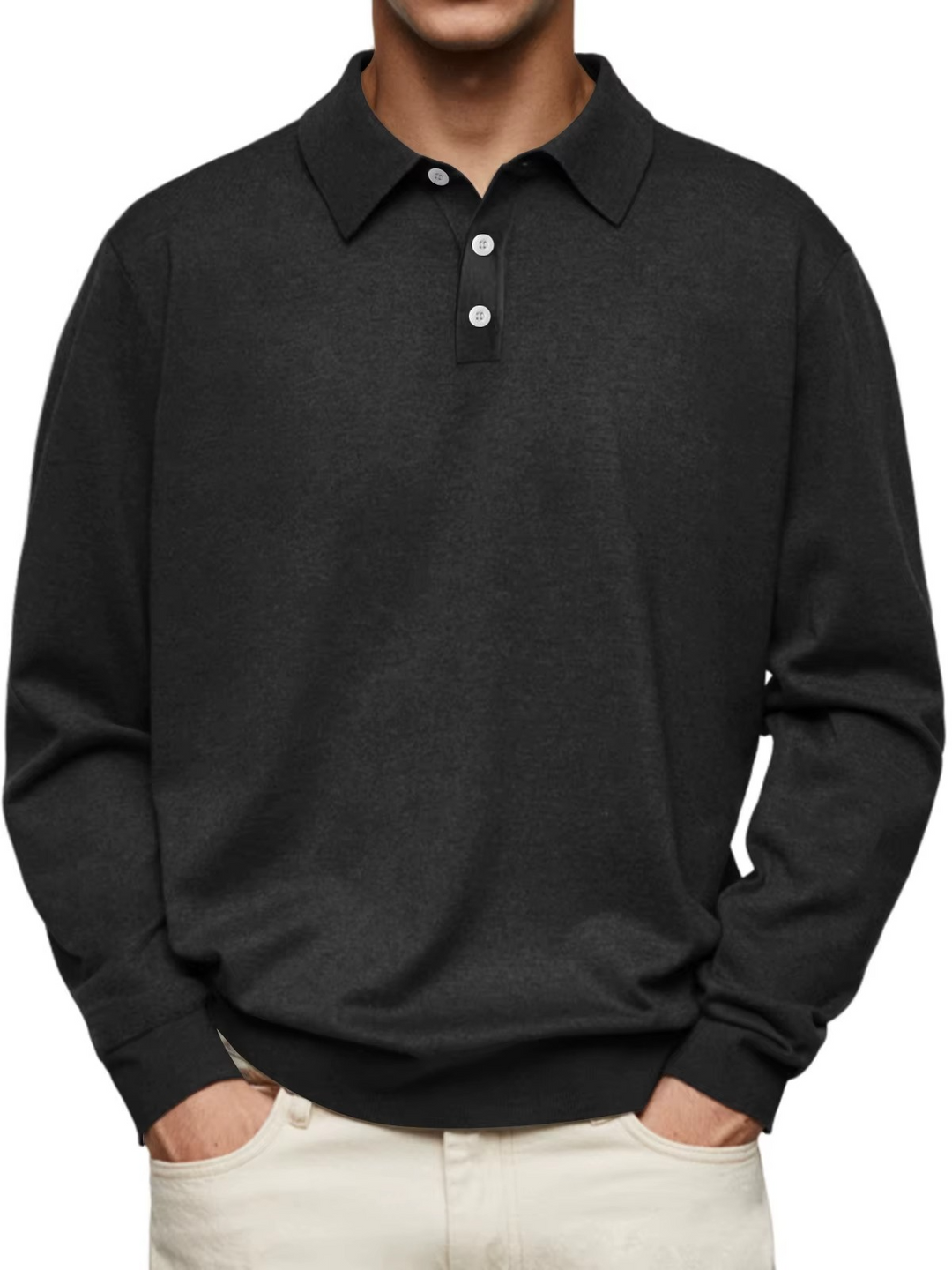 Aiden Long Sleeve Polo - Elena Harper