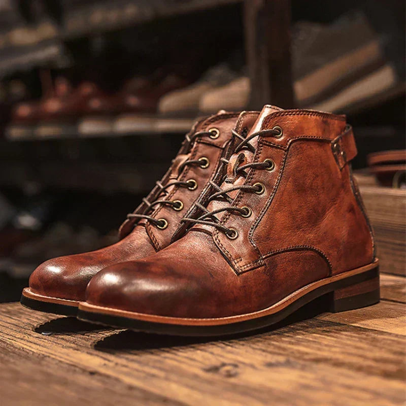 ELENA HARPER™  |  MEN'S RETRO ROUND TOE BOOTS