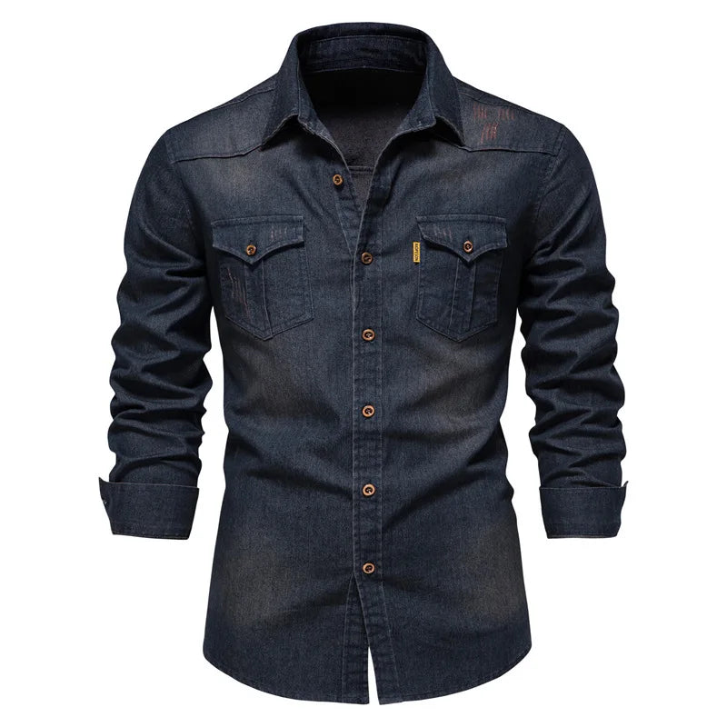 Men's Denim Shirt - Elena Harper