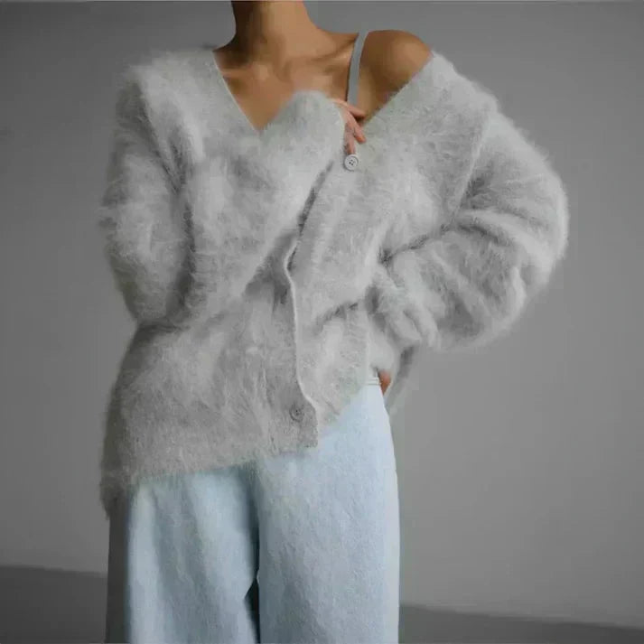 ADELE | Fuzzy Mohair Cardigan