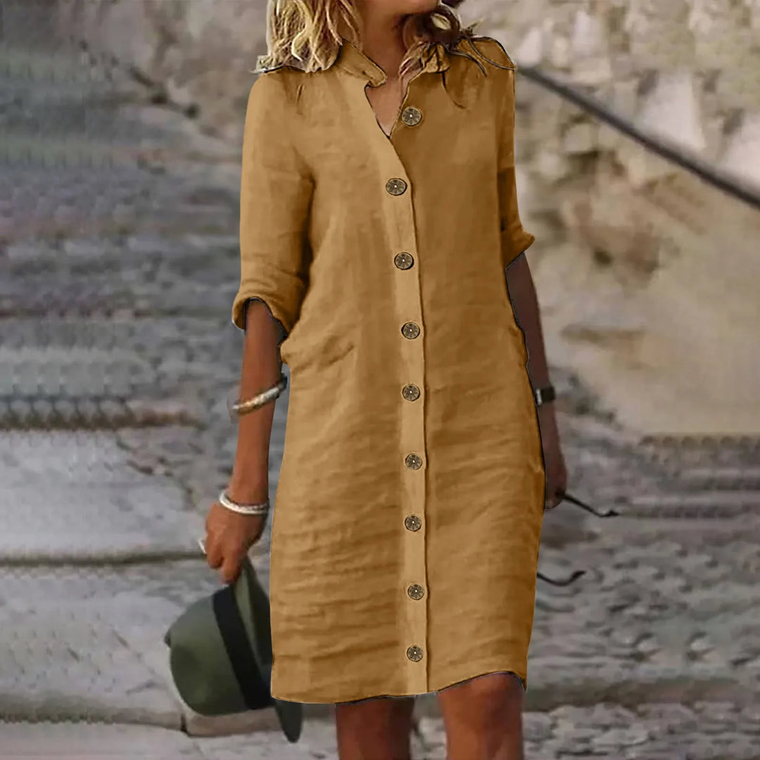 Bryn Stylish Short Dress With Tummy Coverage - Elena Harper