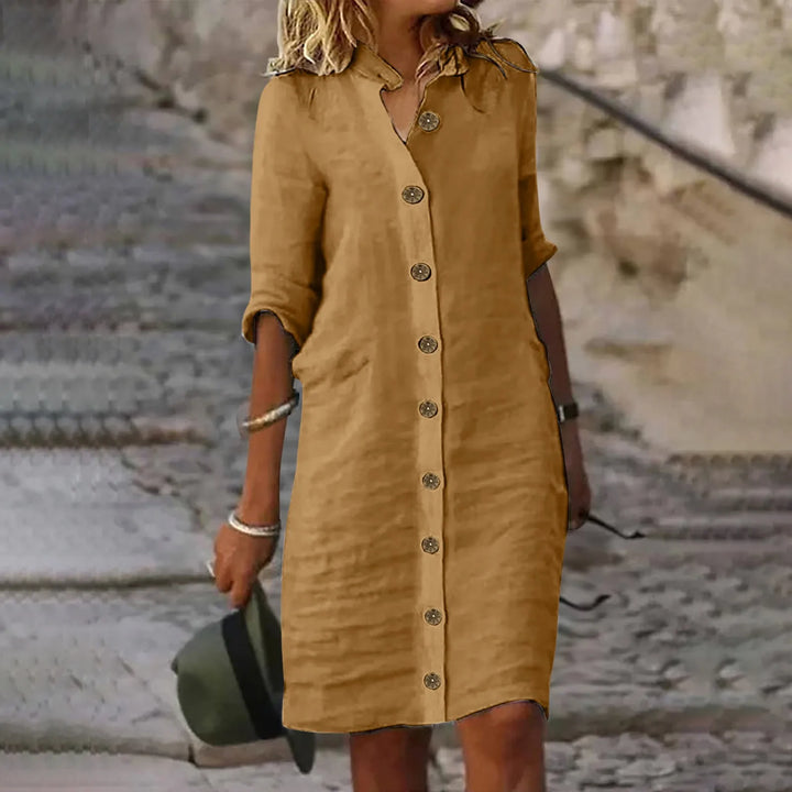 Bryn Stylish Short Dress With Tummy Coverage - Elena Harper