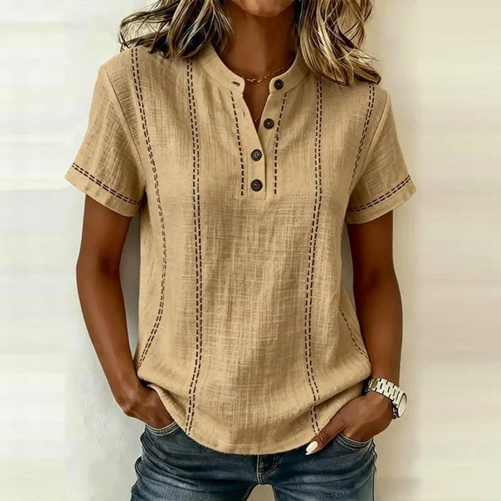 Jemma Soft Crepe Blouse, view 9 - Elena Harper