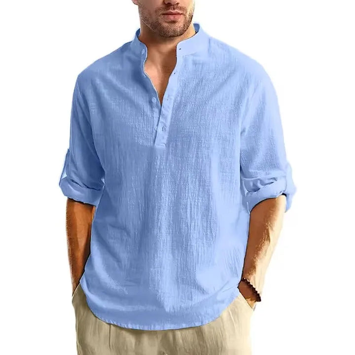 ELENA HARPER™  |  MEN'S LINEN SUMMER SHIRT