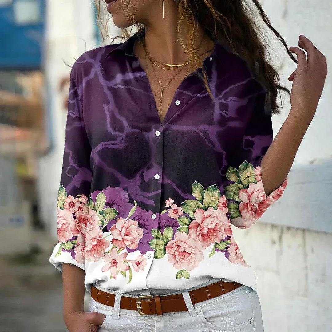 Geertje I Fashionable Printed Blouse - Elena Harper