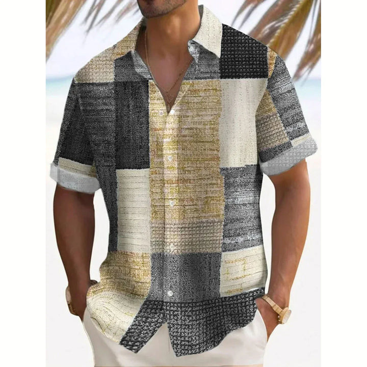 ELENA HARPER™  |  SUMMER PATCHWORK SHIRT FOR MEN