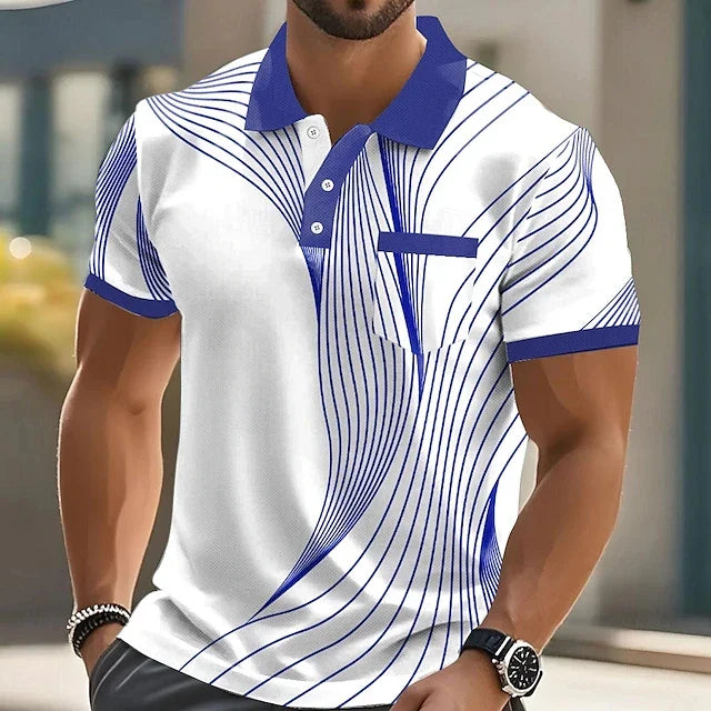 Danilo Soft Cotton Polo, view 3 - Elena Harper