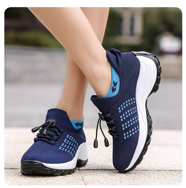 Comfortable orthopedic insoles for pain relief for women.