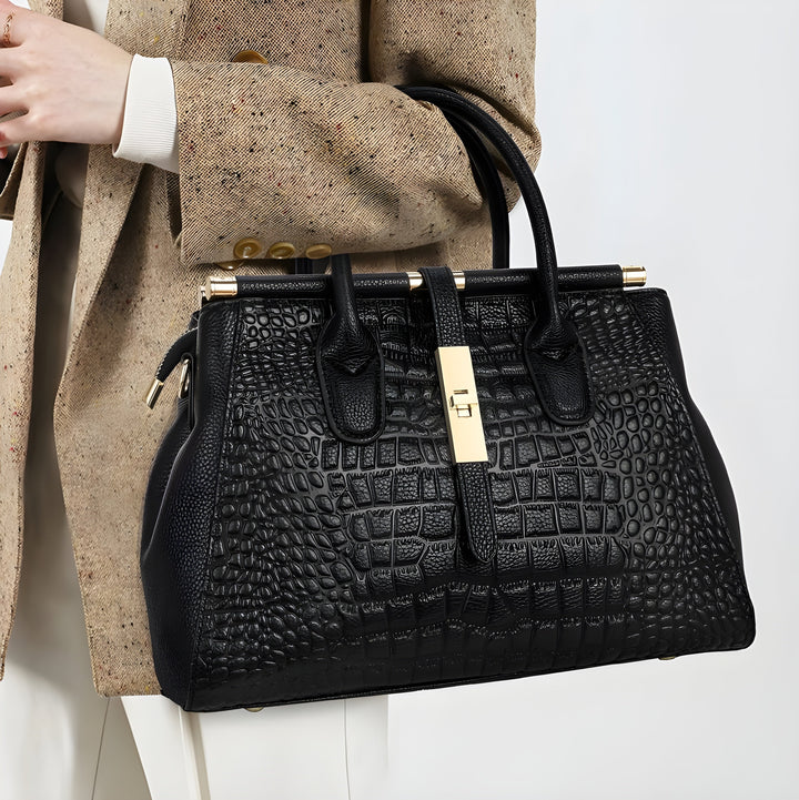 Women's Stylish Handbag with Elegant Embossed Design