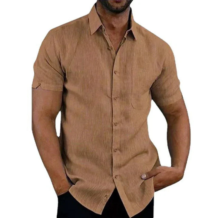ELENA HARPER™  |  MEN'S LINEN SUMMER SHIRT