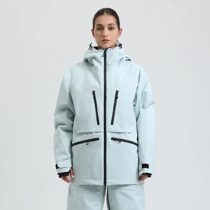 Unisex Winter Snowboard Jacket Breathable and Water-Repellent, view 7 - Elena Harper