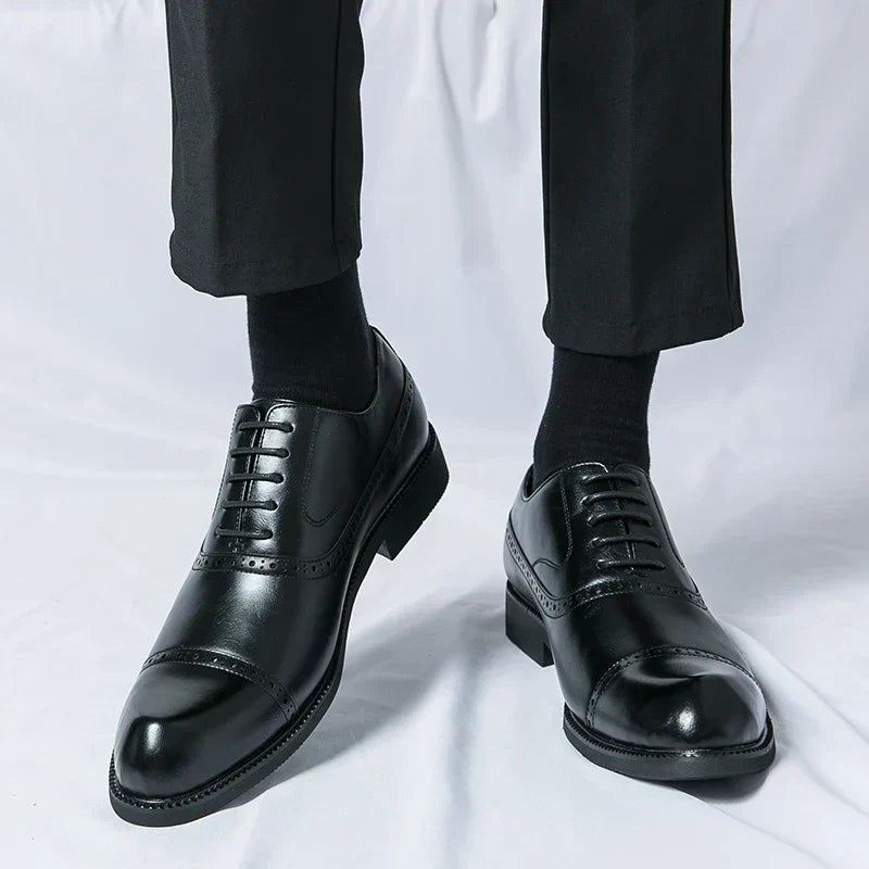 Luxury Leather Shoes - Elena Harper