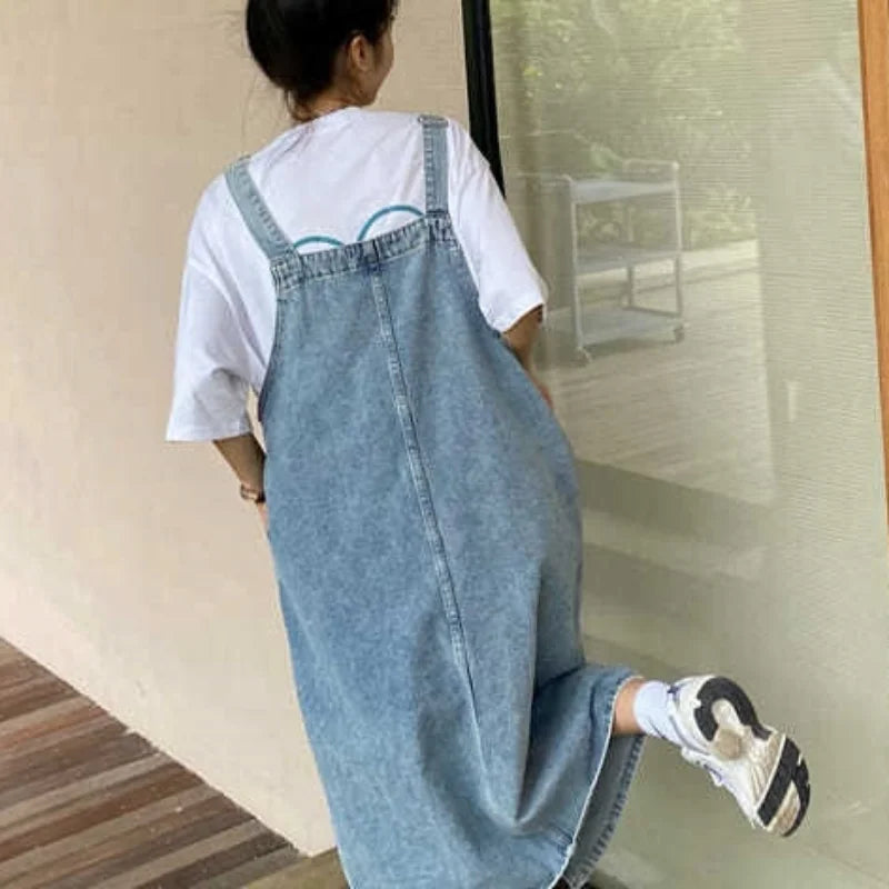 Gilda Soft Denim Jumpsuit, view 6 - Elena Harper