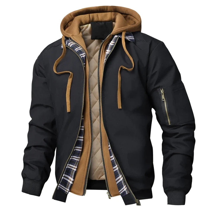 Santino Cozy Layered Jacket - Elena Harper