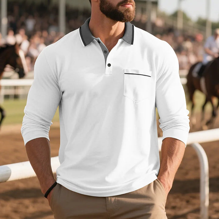 Classic Button-up Shirt for Men - Elena Harper