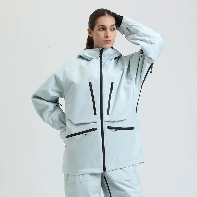Unisex Winter Snowboard Jacket – Breathable and Water-Repellent
