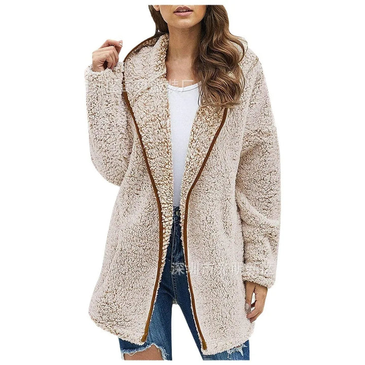 Rossella Cozy Fleece Jacket, view 5 - Elena Harper