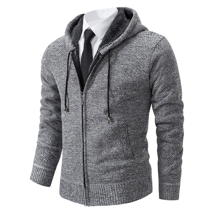 Fleece Zip Cardigan - Elena Harper