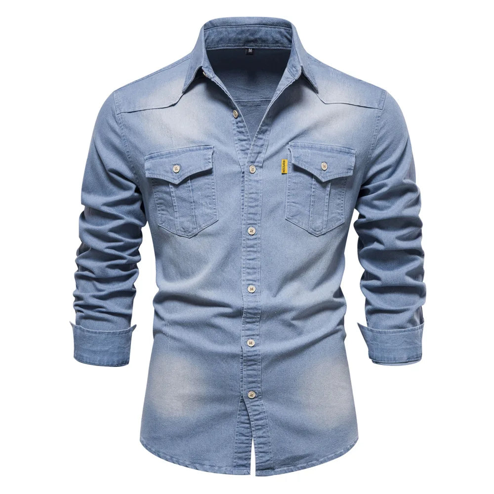Men's Denim Shirt - Elena Harper