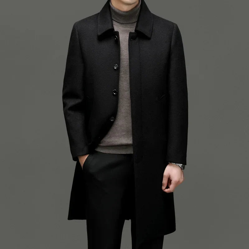 Benford Wool Overcoat - Elena Harper
