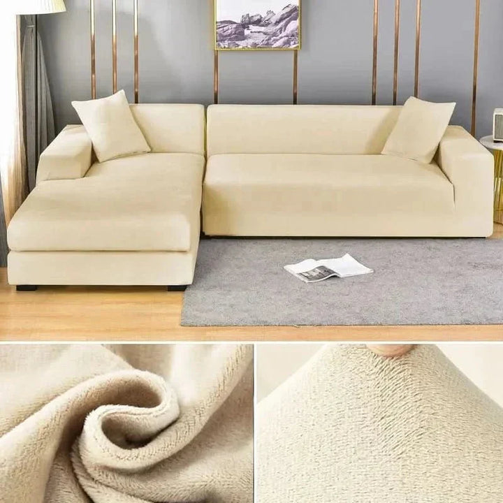 SamtLux Sofa Protector – Stretchy & Luxurious for Any Living Room