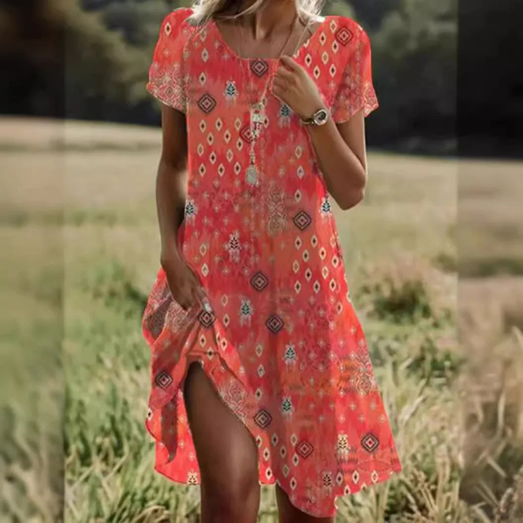Bohemian Summer Dress for Women - Elena Harper