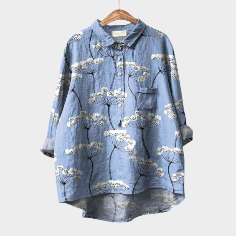 Women's Nola Collection Elegant Printed Blouse