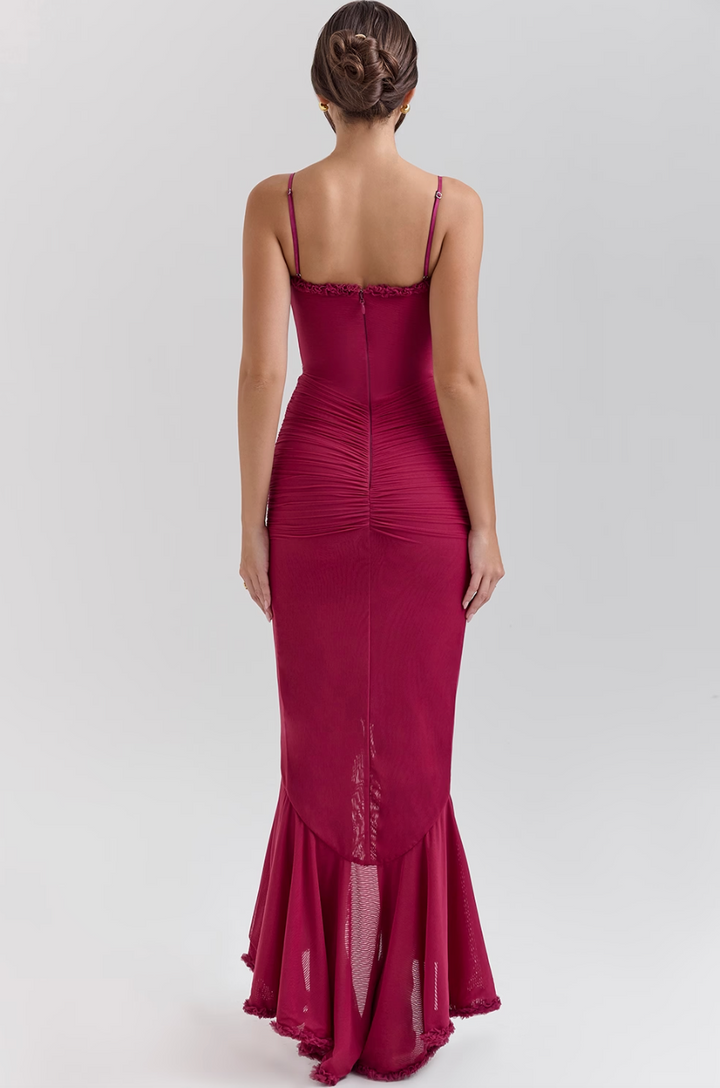 Edith Charming Ruffled Dress - Elena Harper