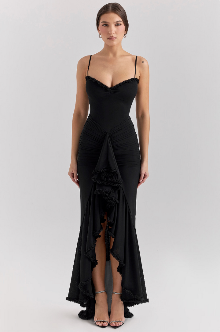 Edith Charming Ruffled Dress - Elena Harper