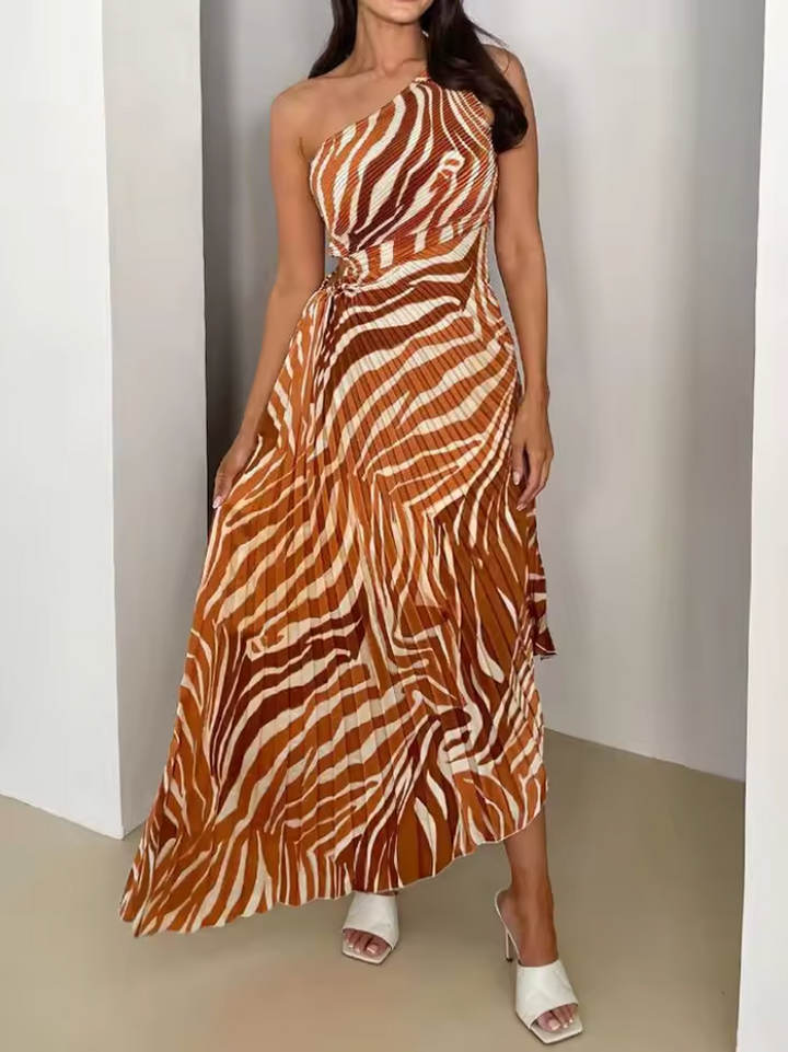 Vibrant Celeste Tropical Dress - Elena Harper