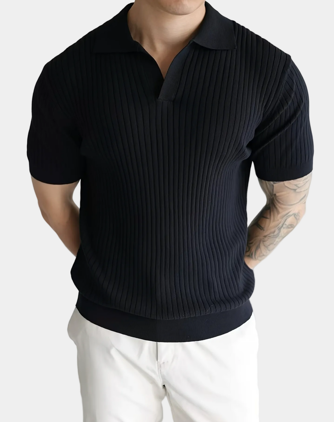 Men's Ribbed Polo