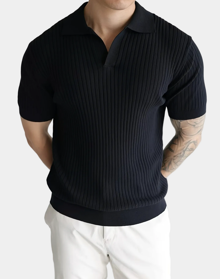 Men's Ribbed Polo