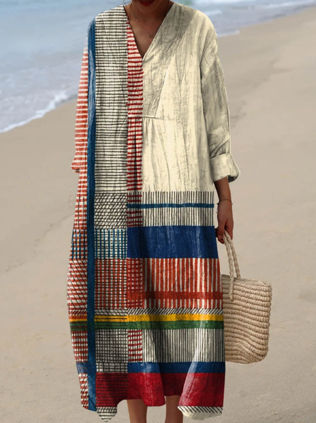 Rivka Patchwork Dress - Elena Harper
