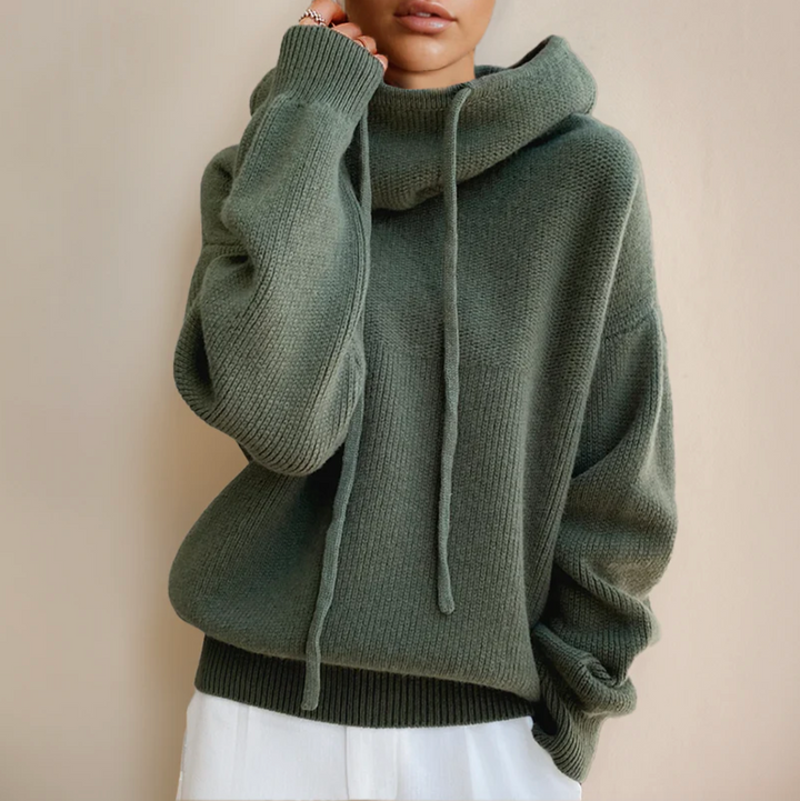 MERINO - HIGH NECK WOOL JERSEY