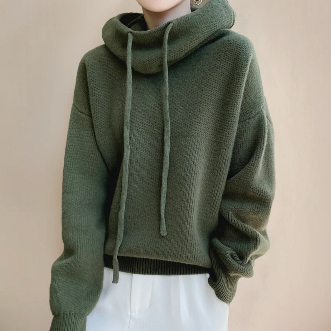MERINO - HIGH NECK WOOL JERSEY