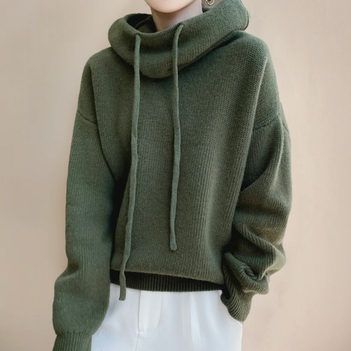MERINO - HIGH NECK WOOL JERSEY