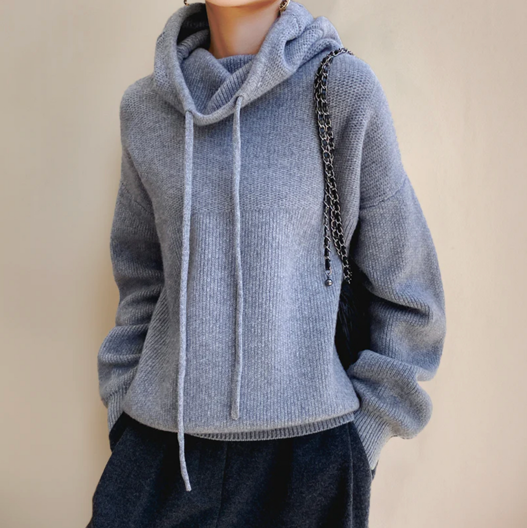 MERINO - HIGH NECK WOOL JERSEY