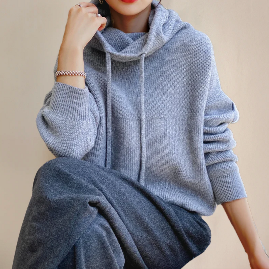 MERINO - HIGH NECK WOOL JERSEY