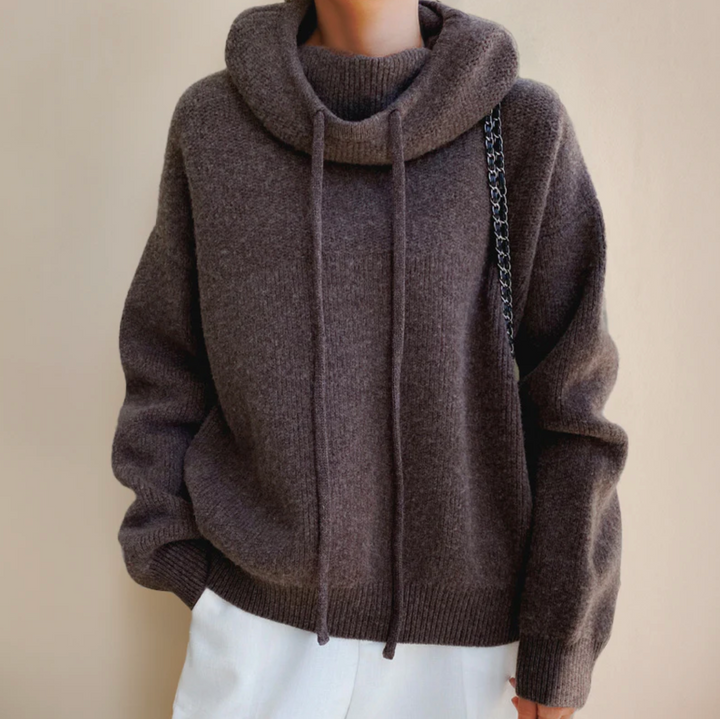 MERINO - HIGH NECK WOOL JERSEY