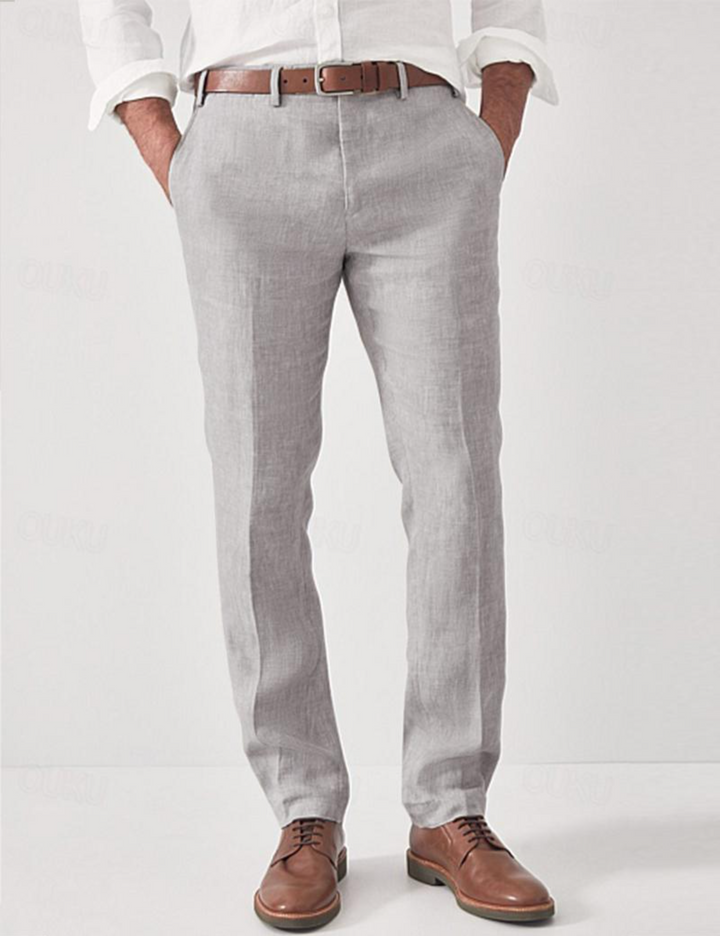 Comfortable Linen Men's Trousers – Elias