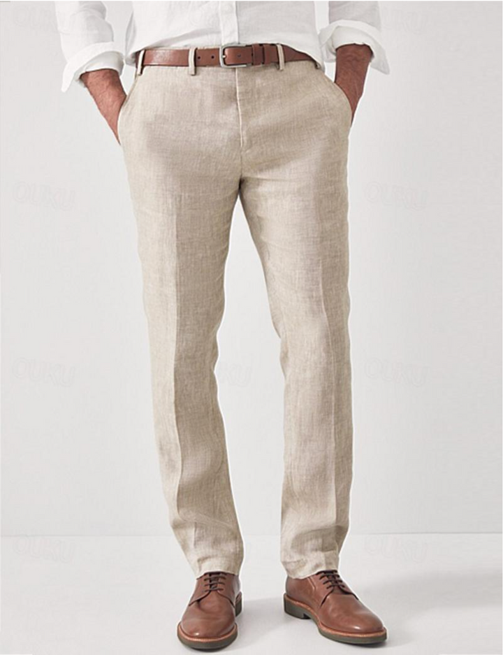 Comfortable Linen Men's Trousers – Elias