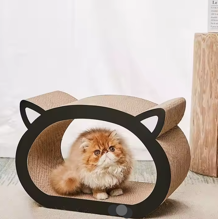 Cat Scratching Furniture & Lounger – Modern Pet Sleep & Play Bench