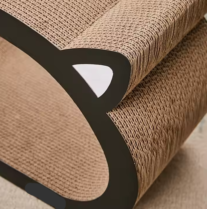 Cat Scratching Furniture & Lounger – Modern Pet Sleep & Play Bench