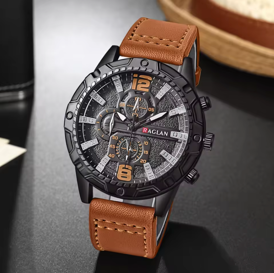 Bold Leather Watch