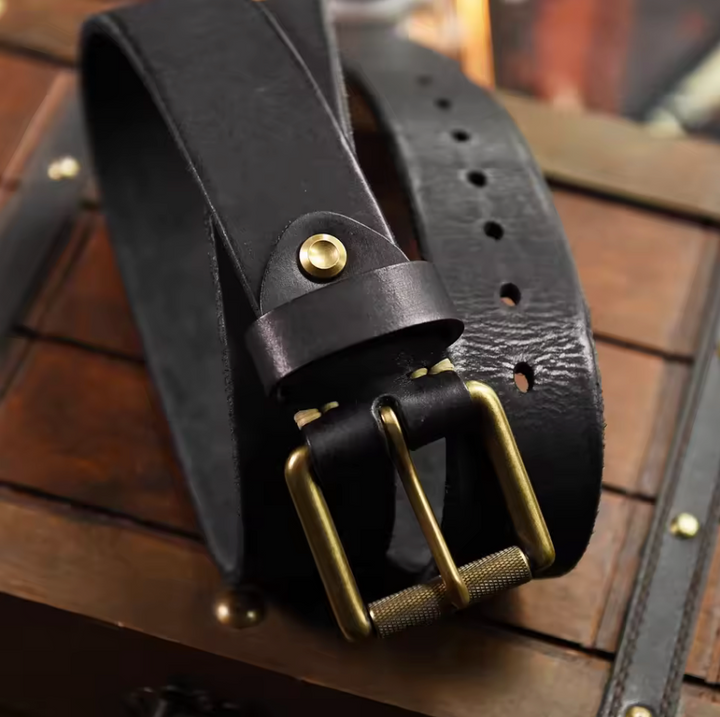 Authentic Leather Belt - Elena Harper