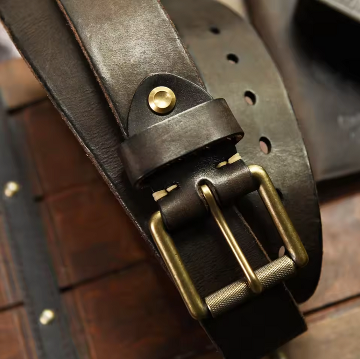 Authentic Leather Belt - Elena Harper