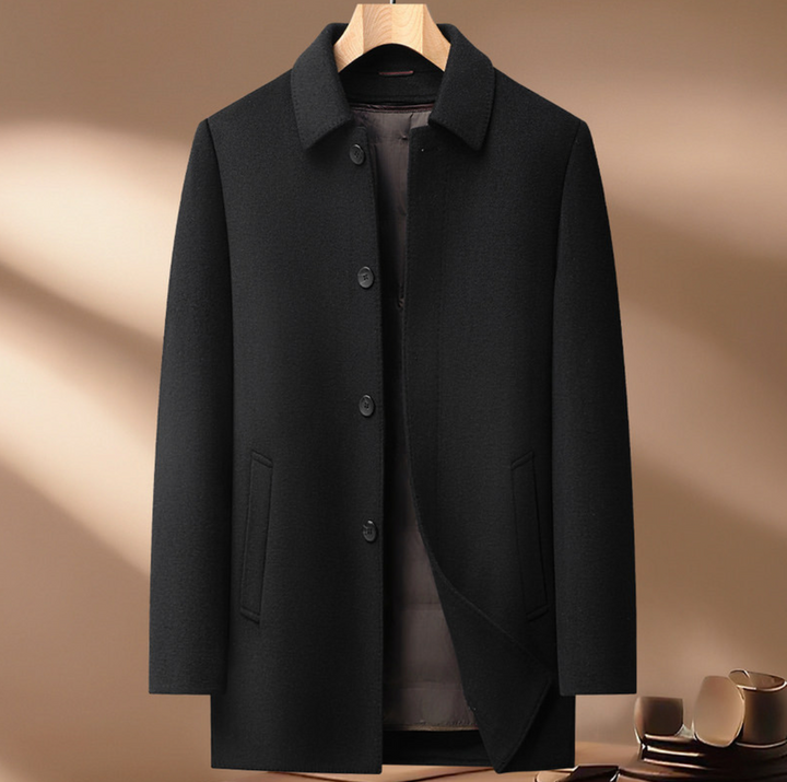 Authentic Warm Wool Coat - Elena Harper