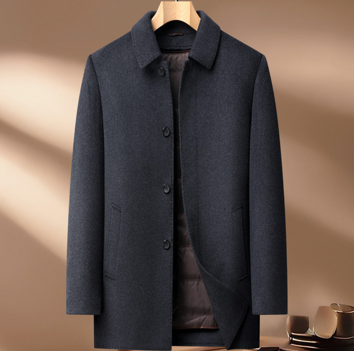 Authentic Warm Wool Coat - Elena Harper