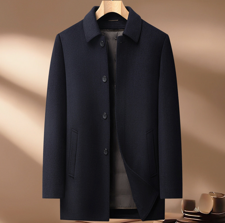 Authentic Warm Wool Coat - Elena Harper