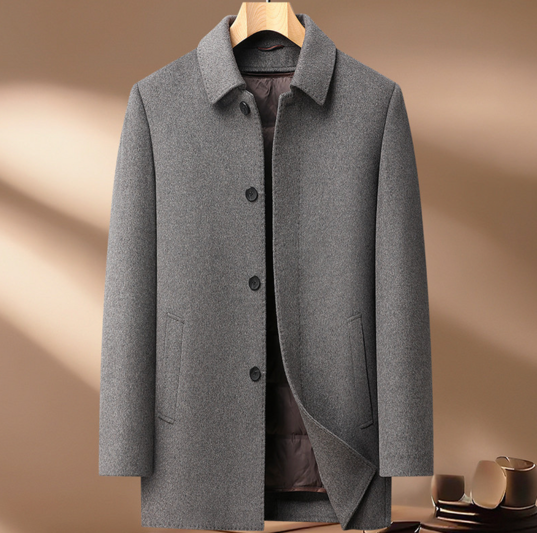 Authentic Warm Wool Coat - Elena Harper